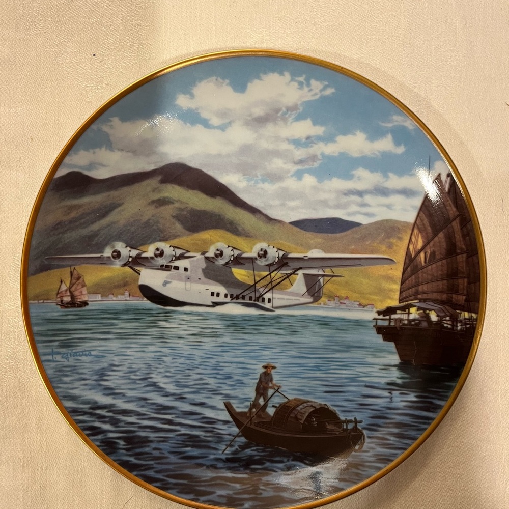 Pan American world airways Pan am collectible plate